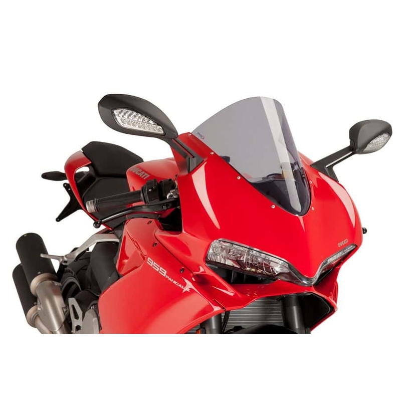 Plexi štít PUIG RACING dymové pre DUCATI 1299 Panigale / S / R 2015-2017