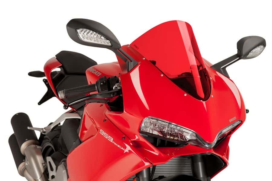 Plexi štít PUIG RACING 7621R červené