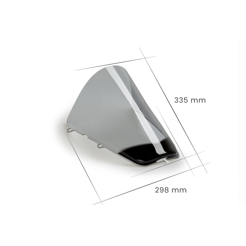 Plexi štít PUIG R-RACER tmavá dymová