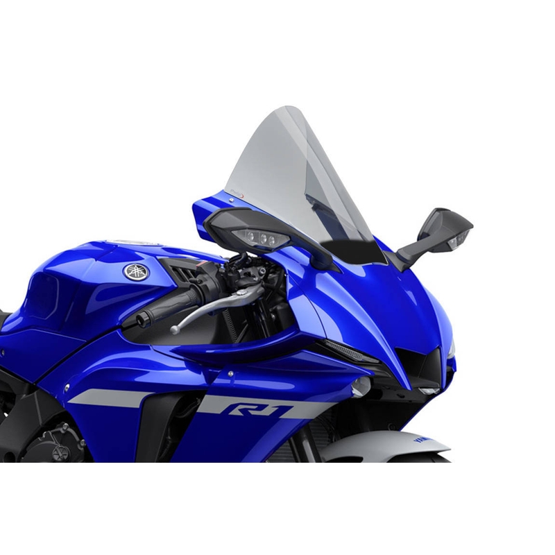 Plexi štít PUIG R-RACER dymové pre YAMAHA YZF-R1 2020-2026