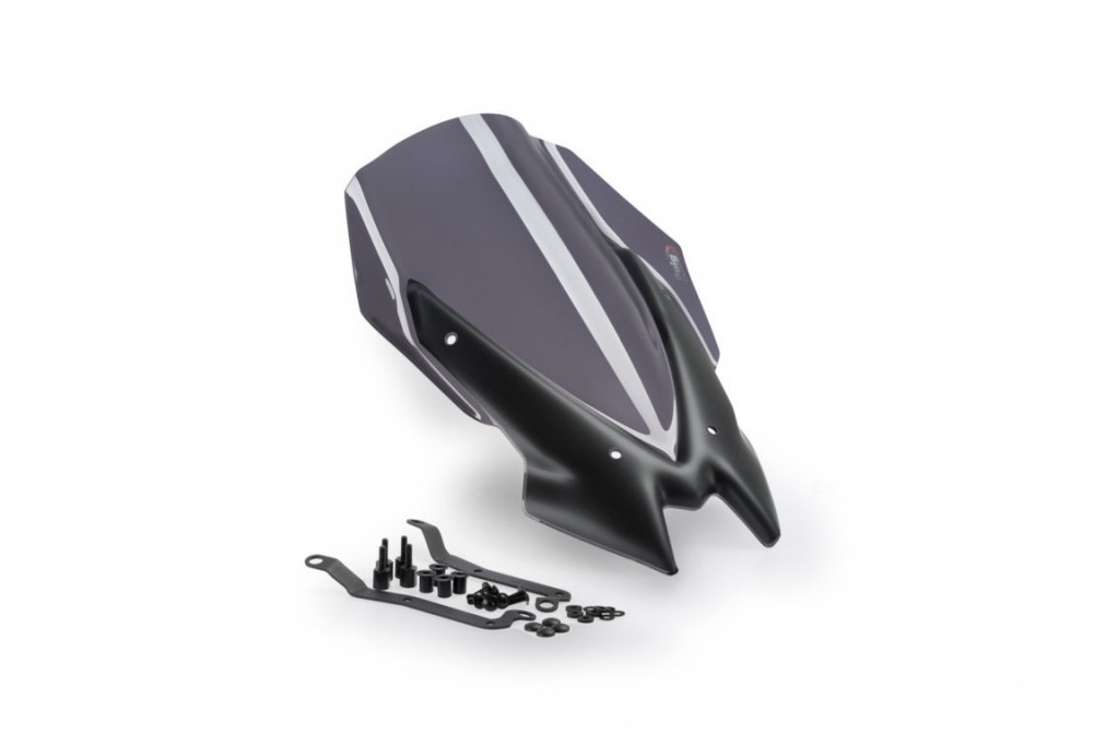 Plexi na motorku PUIG NEW. GEN TOURING 3841F tmavá dymová