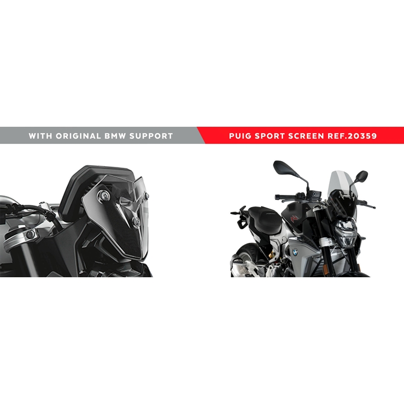 Plexi na motorku PUIG NEW GEN. SPORT dymové