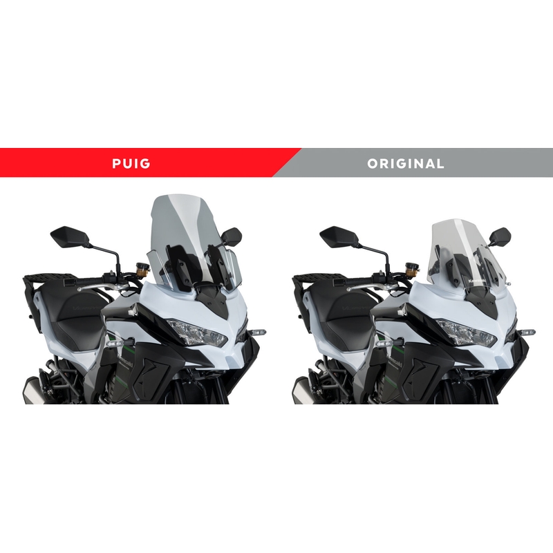 Plexi štít PUIG TOURING dymové