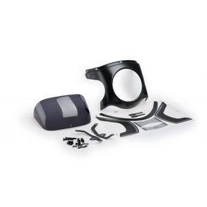 UNI plexi na motorku PUIG SEMI-FAIRING 9516F karbónový vzhľad tmavá dymová