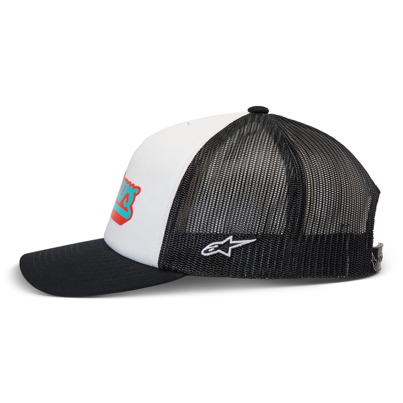 Šiltovka Alpinestars Delivery Trucker bielo-čierna