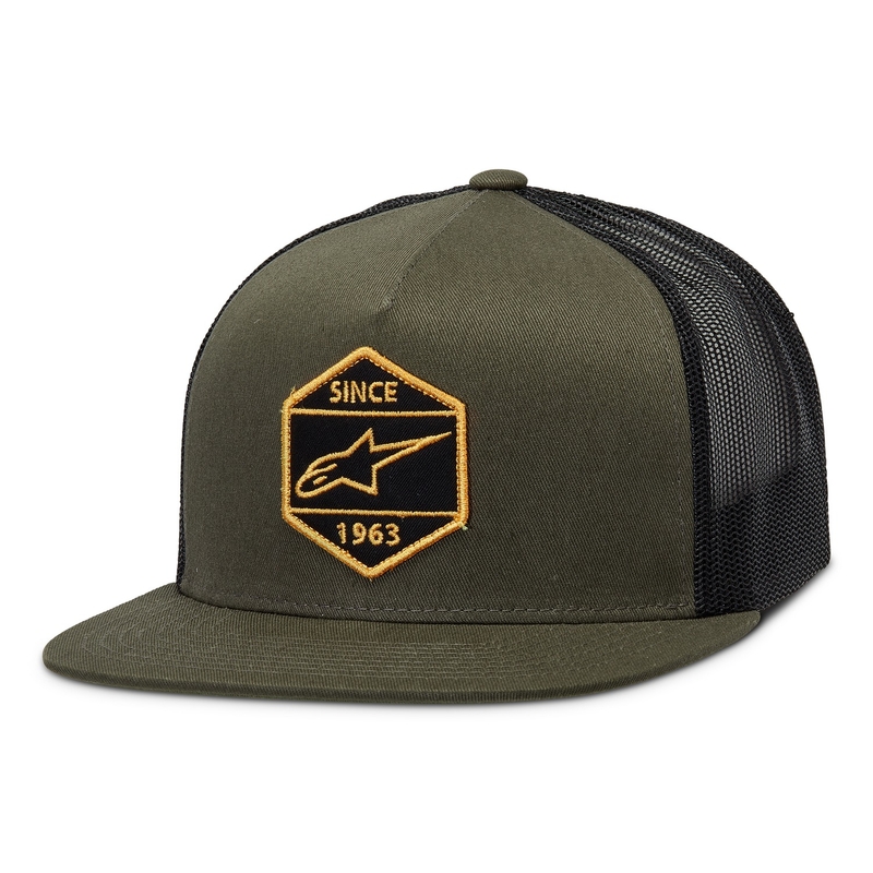 Šiltovka Alpinestars Bolt Trucker zeleno-čierna