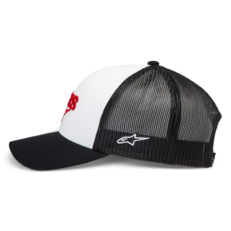 Šiltovka Alpinestars Pedigree bielo-čierno-červená