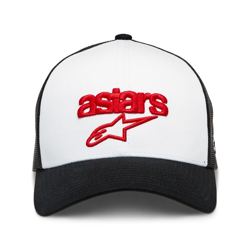 Šiltovka Alpinestars Pedigree bielo-čierno-červená