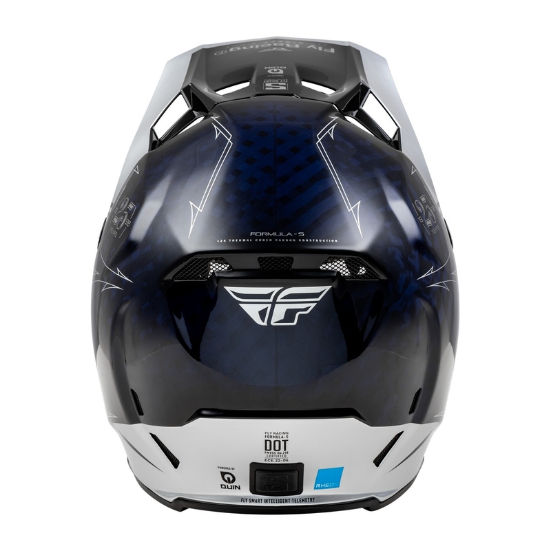 Motokrosová prilba FLY Racing Formula S Carbon modro-strieborná