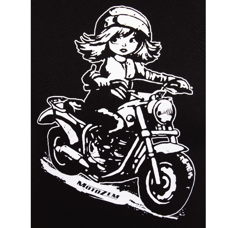Detské dievčenské tričko MotoZem - Motocyklistka