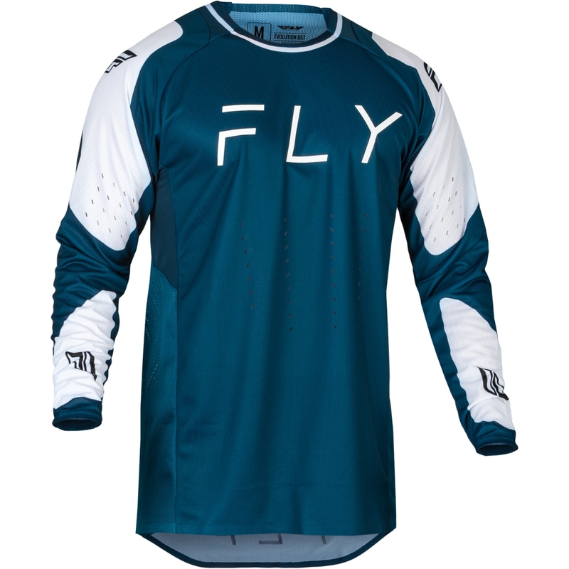 Motokrosový dres FLY Racing Evolution DST modro-biela výpredaj