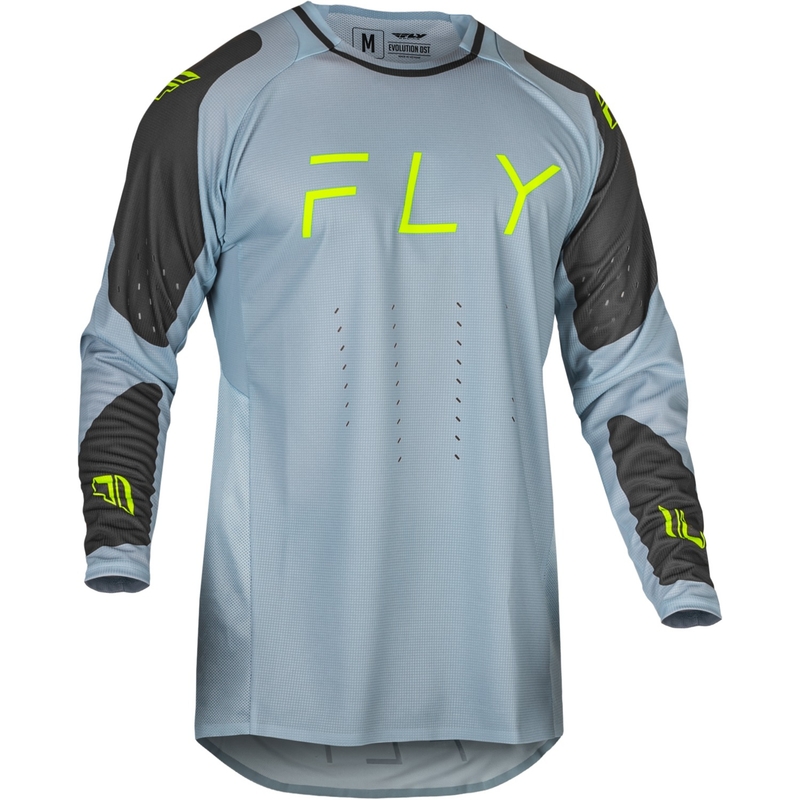 Motokrosový dres FLY Racing Evolution DST šedo-čierno-fluo zelený výpredaj