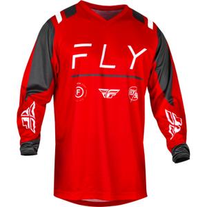 Motokrosový dres FLY Racing F-16 2024 červeno-šedo-biely