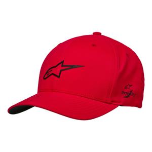 Šiltovka Alpinestars Ageless WP Tech Hat červeno-čierna