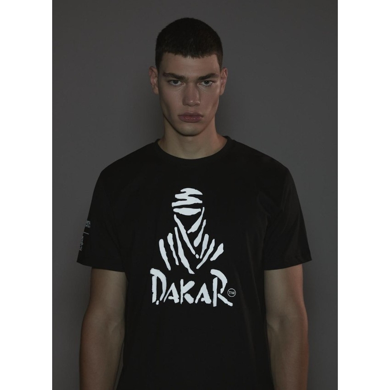 Tričko DAKAR DKR Logo 123 čierne