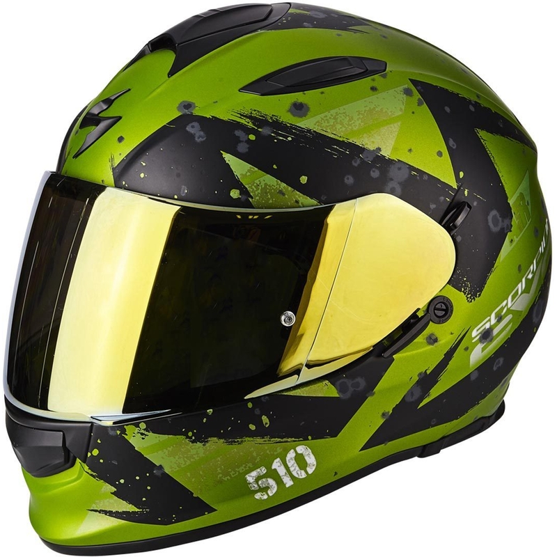 Integrálna prilba na motocykel Scorpion EXO-510 Air Marcus zelená matná-čierna výpredaj
