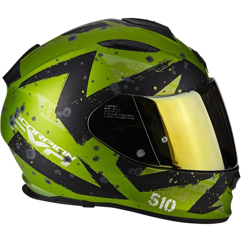 Integrálna prilba na motocykel Scorpion EXO-510 Air Marcus zelená matná-čierna výpredaj