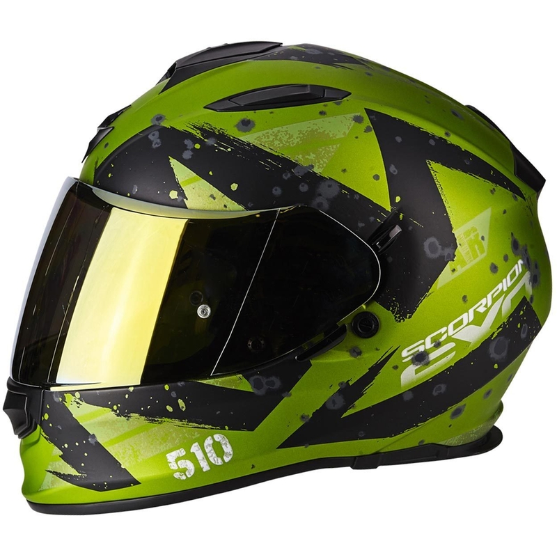 Integrálna prilba na motocykel Scorpion EXO-510 Air Marcus zelená matná-čierna výpredaj