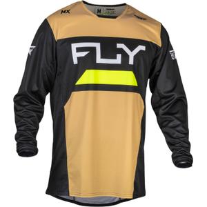 Motokrosový dres FLY Racing Kinetic Reload 2024 žlto-čierno-fluo žltý