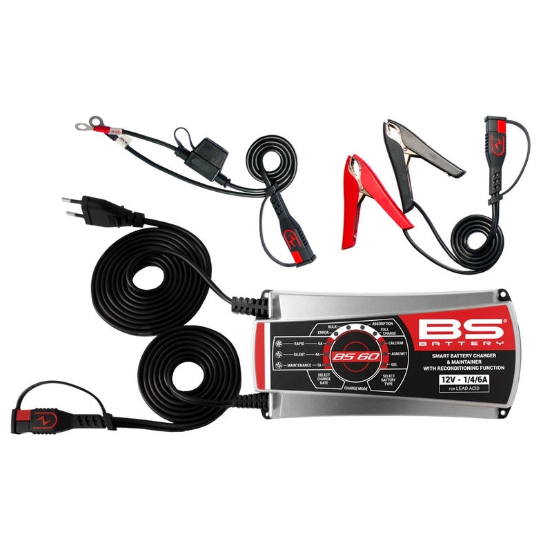 Nabíjačka akumulátorov BS-BATTERY PRO SMART 12V 1/4/6A