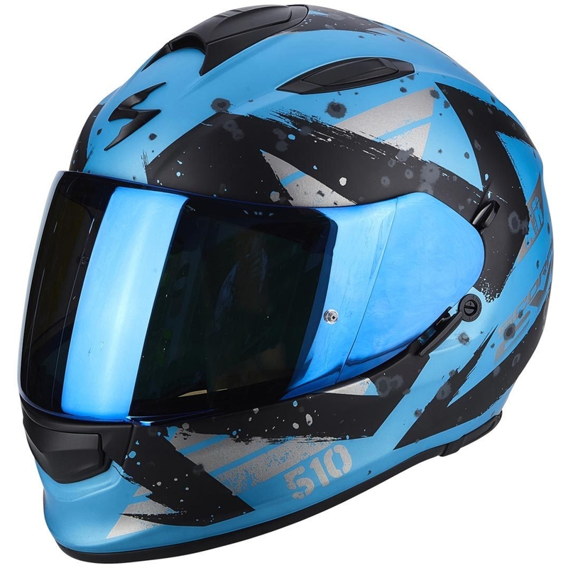 Integrálna prilba na motorku Scorpion EXO-510 Air Marcus modrá matná-čierna