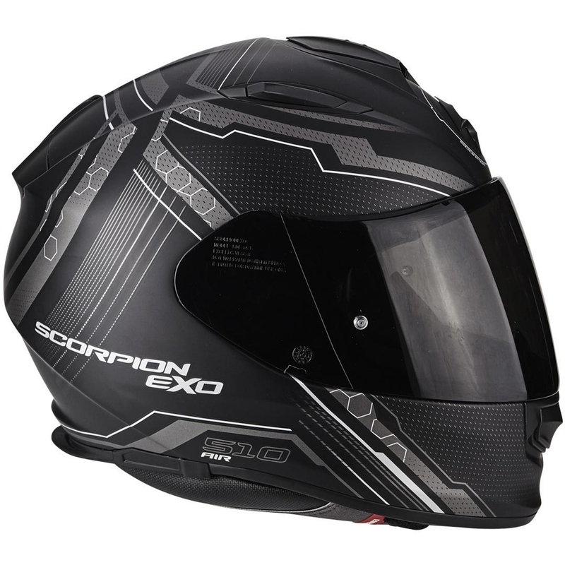 Integrálna prilba na motocykel Scorpion EXO-510 Air Sync čierna matná-strieborná výpredaj