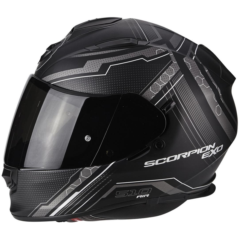 Integrálna prilba na motocykel Scorpion EXO-510 Air Sync čierna matná-strieborná výpredaj