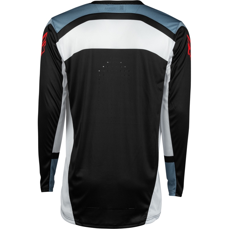 Motokrosový dres FLY Racing Lite 2024 čierno-bielo-šedý