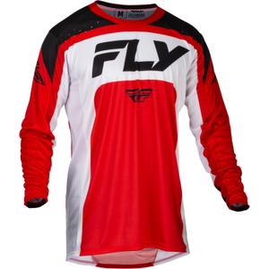 Motokrosový dres FLY Racing Lite 2024 červeno-bielo-čierny