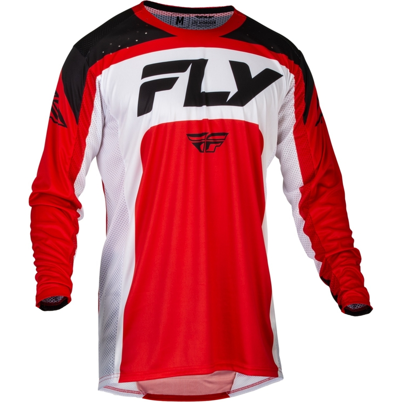 Motokrosový dres FLY Racing Lite 2024 červeno-bielo-čierny výpredaj