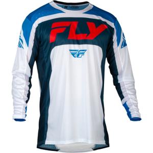 Motokrosový dres FLY Racing Lite 2024 červeno-bielo-modrý