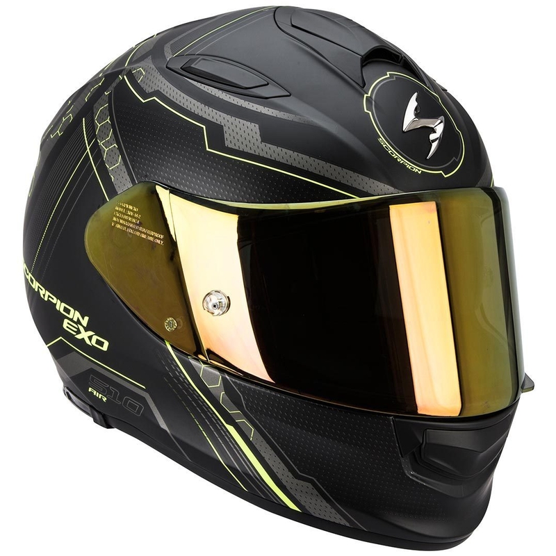 Integrálna prilba na motorku Scorpion EXO-510 Air Sync čierna matná-fluo žltá