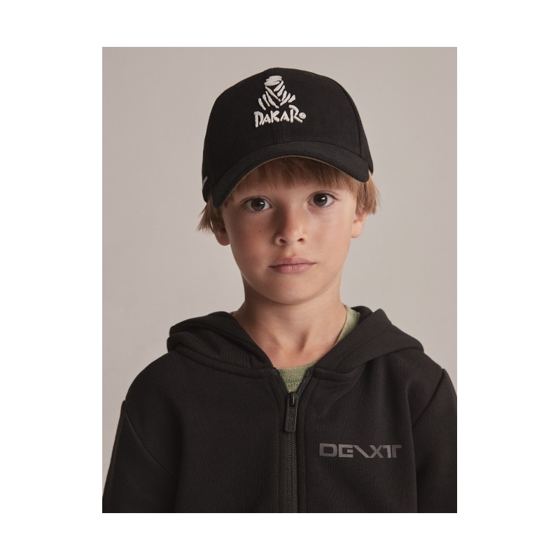 Detská šiltovka DAKAR DKR Kid A4 4 čierna