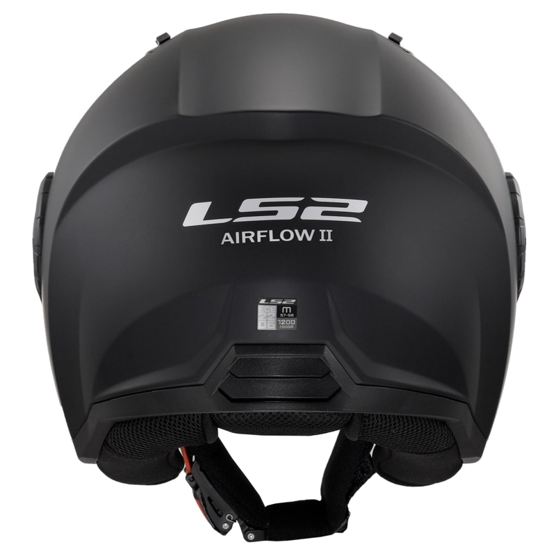 Otvorená prilba na motocykel LS2 OF616 Airflow II Solid matná čierna