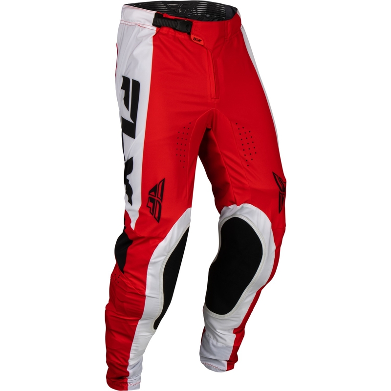 Motokrosové nohavice FLY Racing Lite 2024 červeno-bielo-čierne