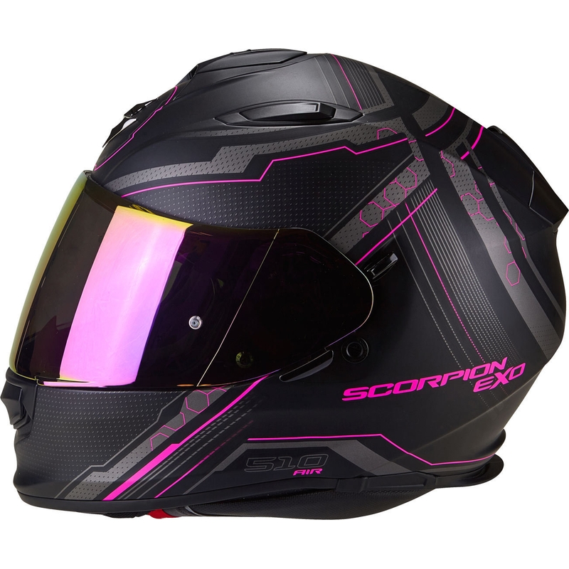 Integrálna prilba na motocykel Scorpion EXO-510 Air Sync čierna matná-ružová