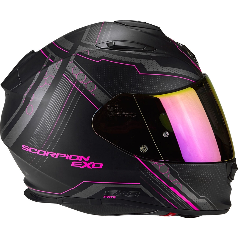 Integrálna prilba na motocykel Scorpion EXO-510 Air Sync čierna matná-ružová