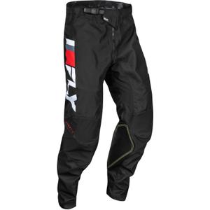 Motokrosové nohavice FLY Racing Kinetic Prix 2024 červeno-šedo-biela