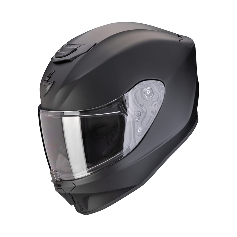 Detská integrálna helma na motorku Scorpion EXO-JNR AIR SOLID matná čierna