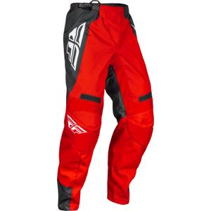 Motokrosové nohavice FLY Racing F-16 červeno-šedo-biele
