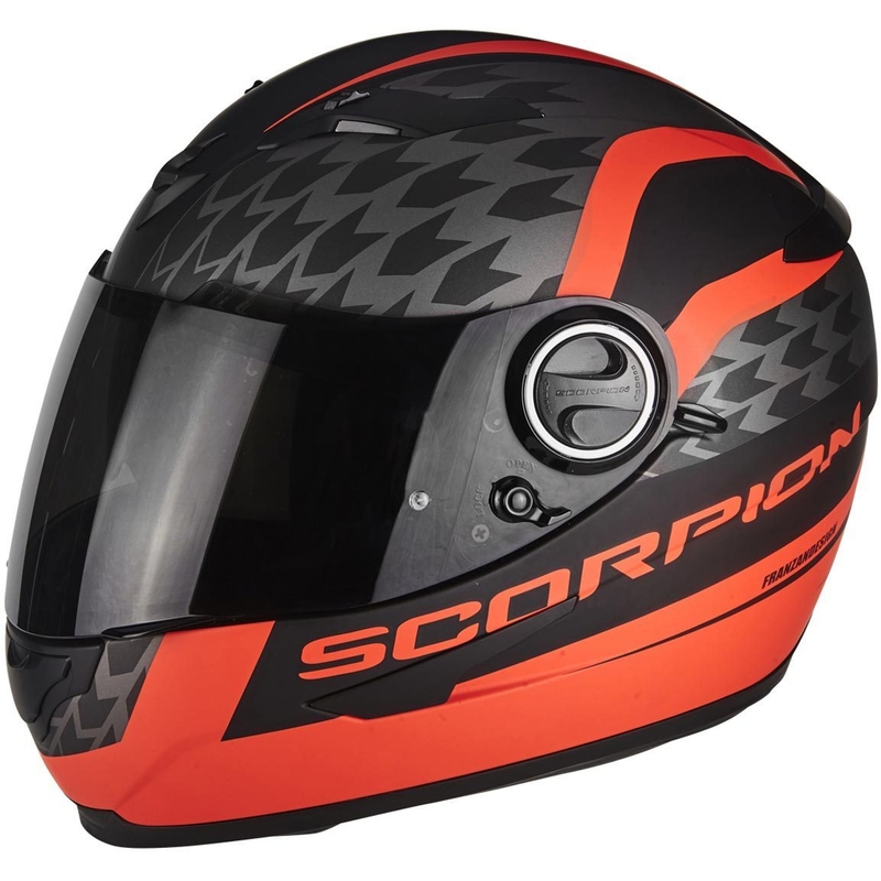 Integrálna prilba Scorpion EXO-490 Genesi čierna matná-fluo červená výpredaj