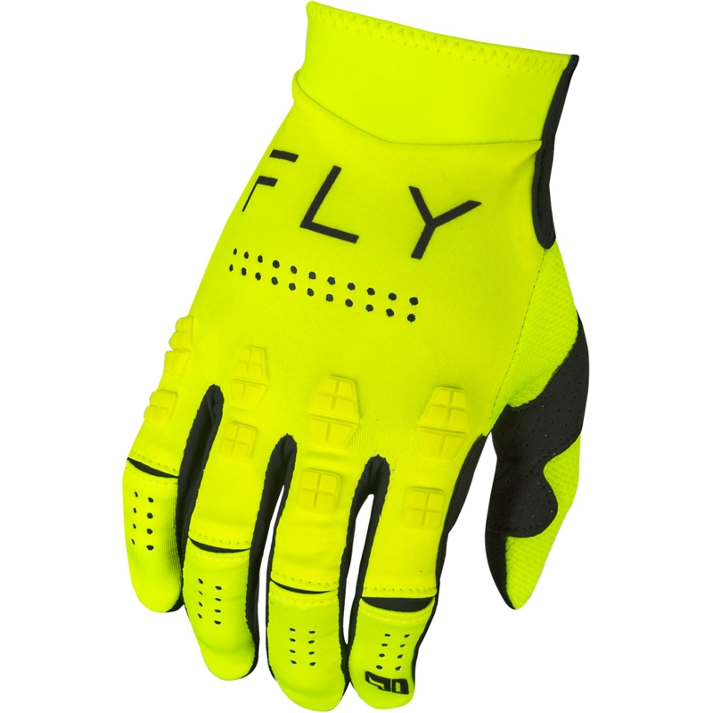 Motokrosové rukavice FLY Racing Evolution DST 2024 fluorescenčno žlto-čierne