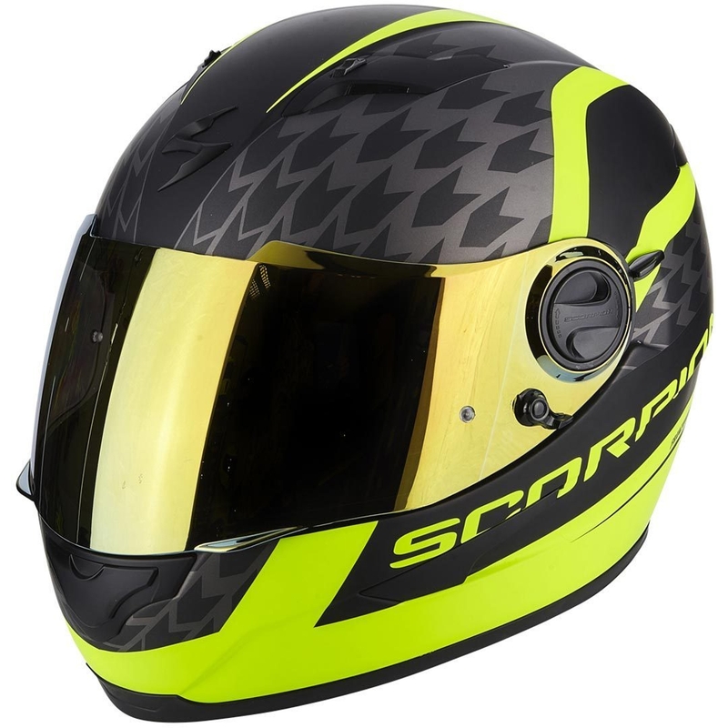 Integrálna prilba Scorpion EXO-490 Genesi čierna matná-fluo žltá výpredaj