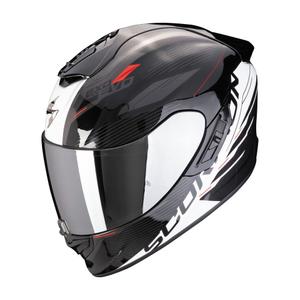 Integrálna helma na motorku Scorpion EXO-1400 EVO II AIR LUMA čierno-biela