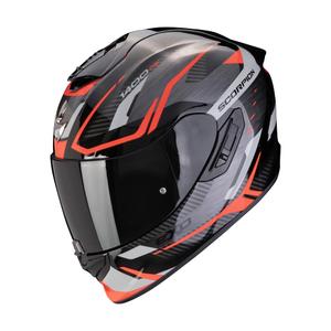 Integrálna helma na motocykel Scorpion EXO-1400 EVO II AIR ACCORD sivo-červená