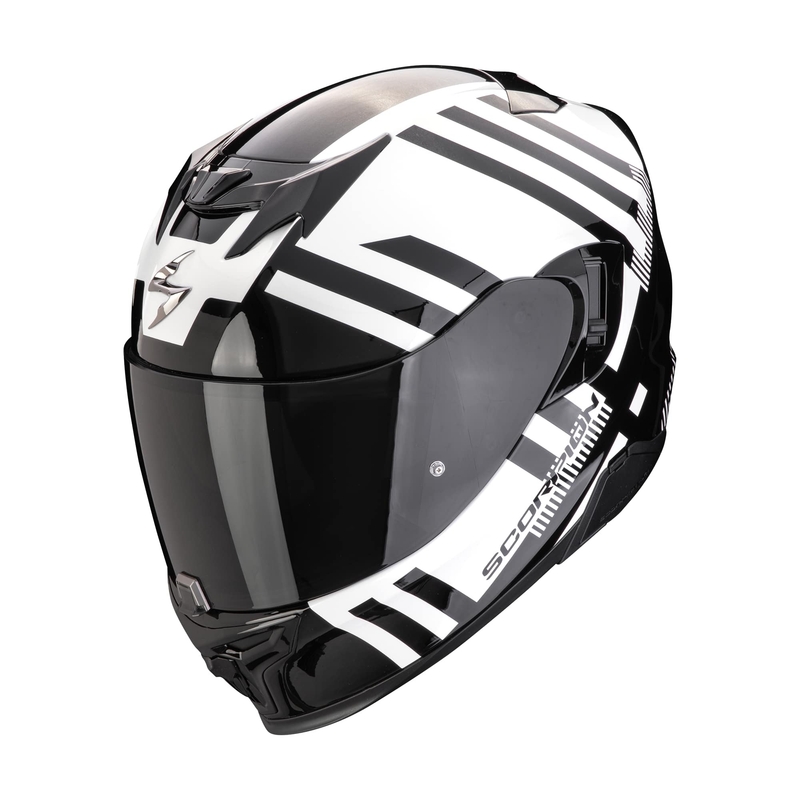 Integrálna prilba na motocykel Scorpion EXO-520 EVO AIR BANSHEE perleťovo bielo-čierna výpredaj