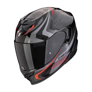 Integrálna helma na motorku Scorpion EXO-520 EVO AIR TERRA čierno-strieborno-červená
