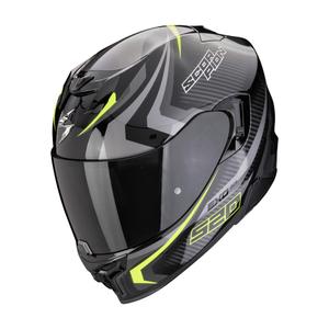 Integrálna helma na motorku Scorpion EXO-520 EVO AIR TERRA čierno-strieborno-fluo žltá