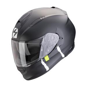 Integrálna helma na motorku Scorpion EXO-491 CODE matná čierno-strieborná