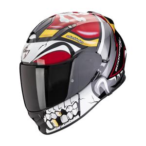 Integrálna helma na motorku Scorpion EXO-491 PIRATE červená
